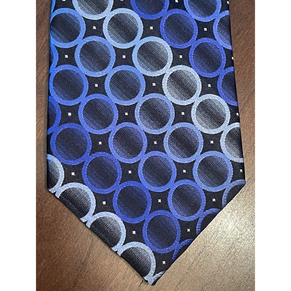 Arrow Blue Black 100% Silk Men’s Neck Tie Made In China